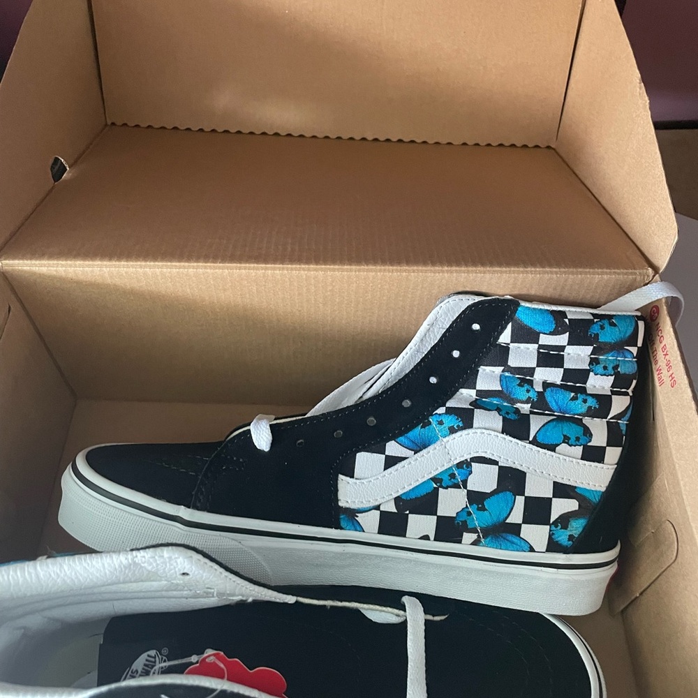Butterfly high top vans